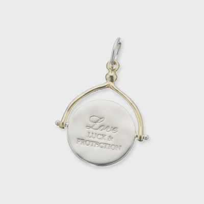 Evil Eye love, luck &amp; protection Spinner Charm