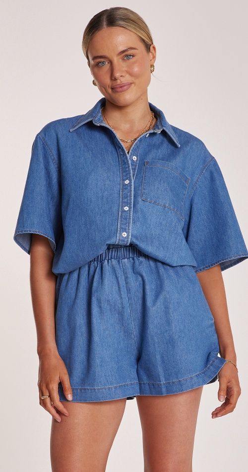 Arlo Denim Shirt, size: 6