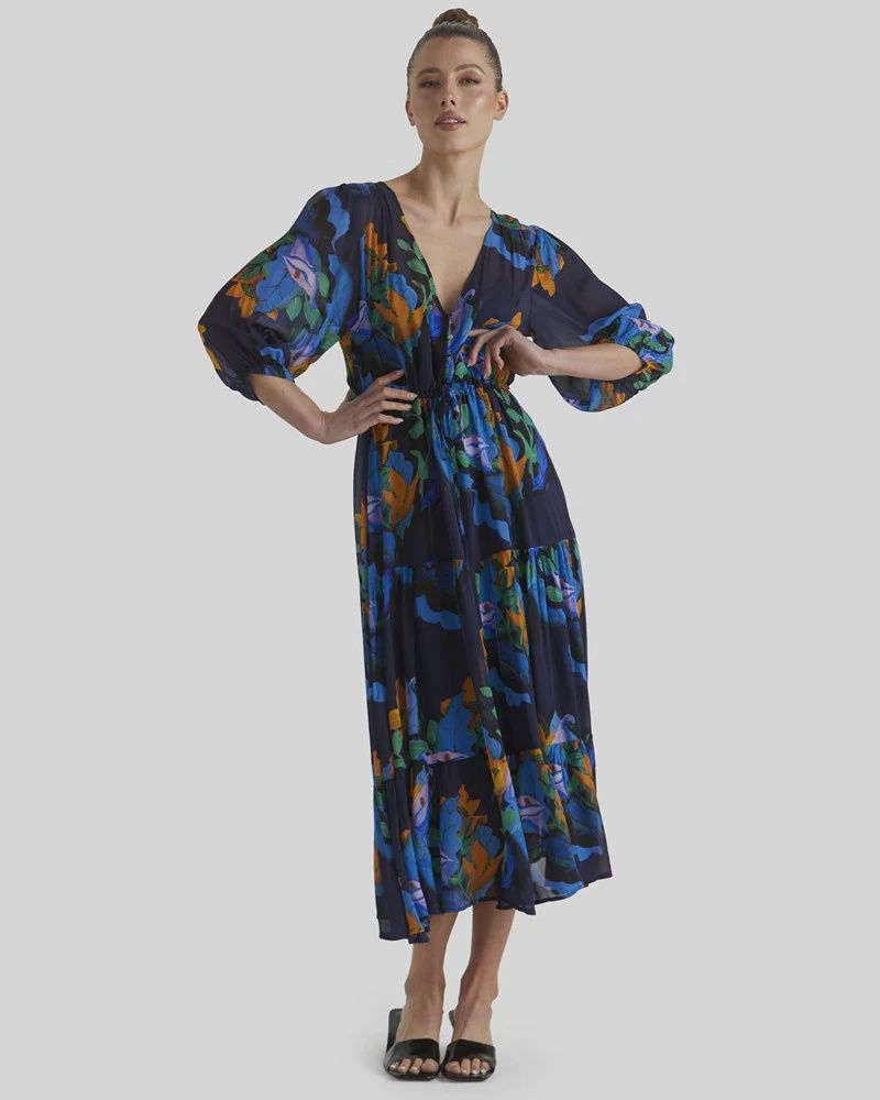 Twilight Dress NAVY FLORAL, size: 6