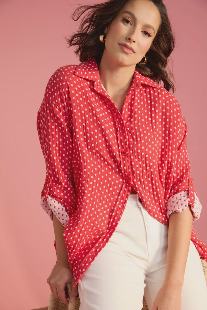 Vanuatu Shirt CHILLI, size: XS/S