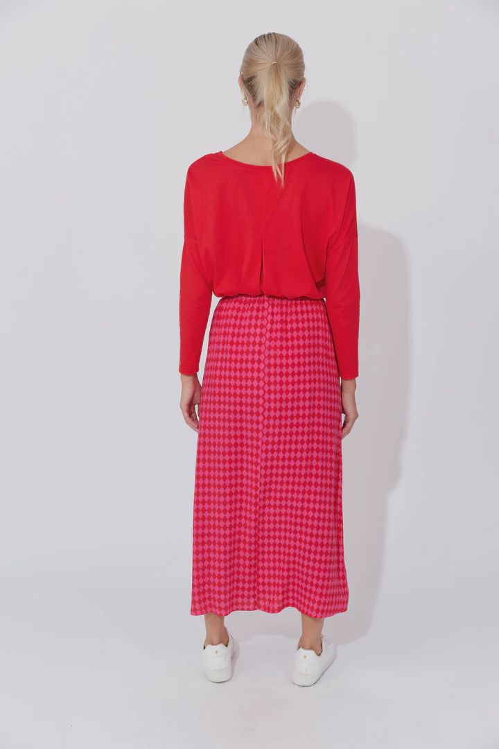 Casablanca Skirt CHILLI/PINK
