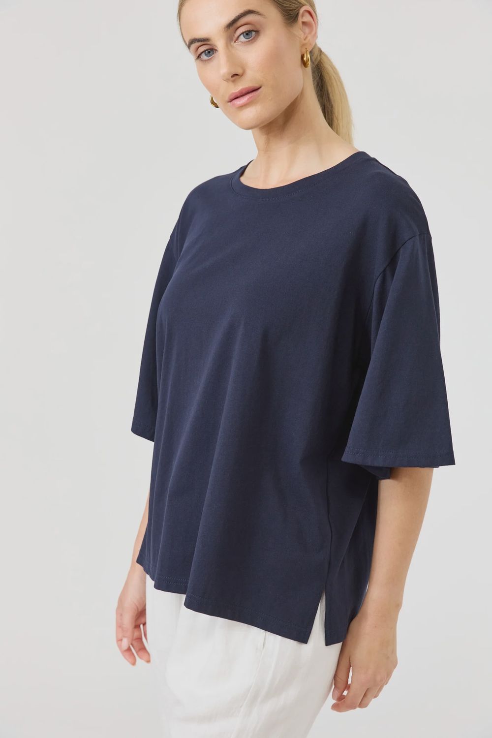 Studio tshirt NAVY, size: XS