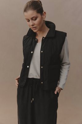 Argo Crop Vest BLACK