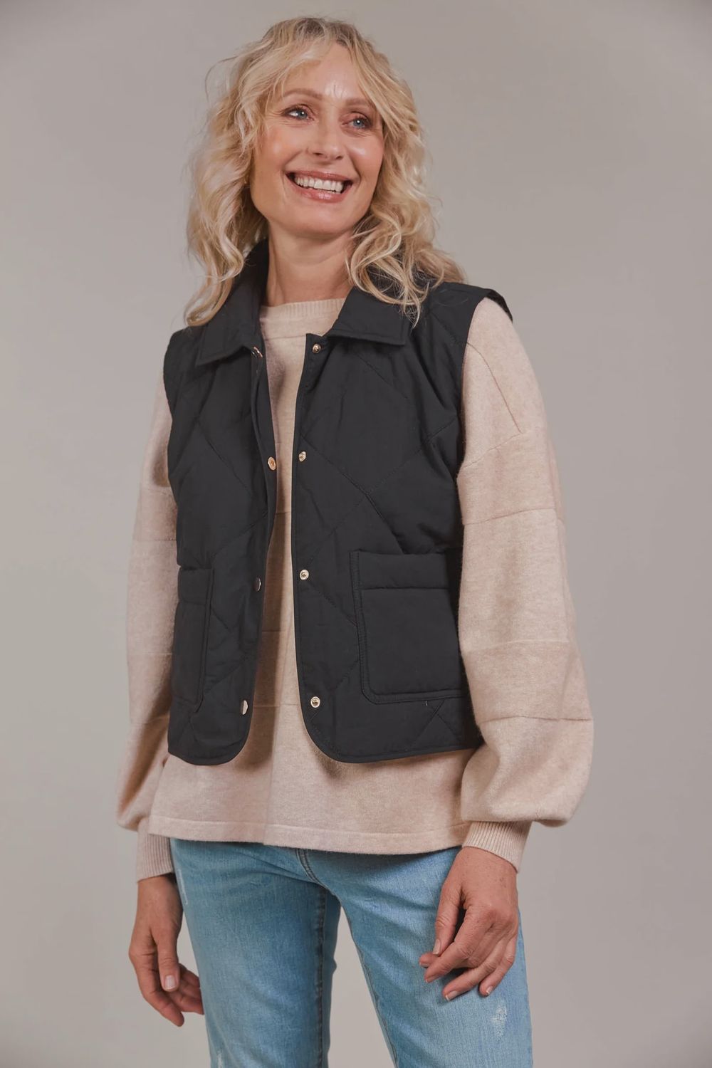 Argo Crop Vest BLACK, size: XS