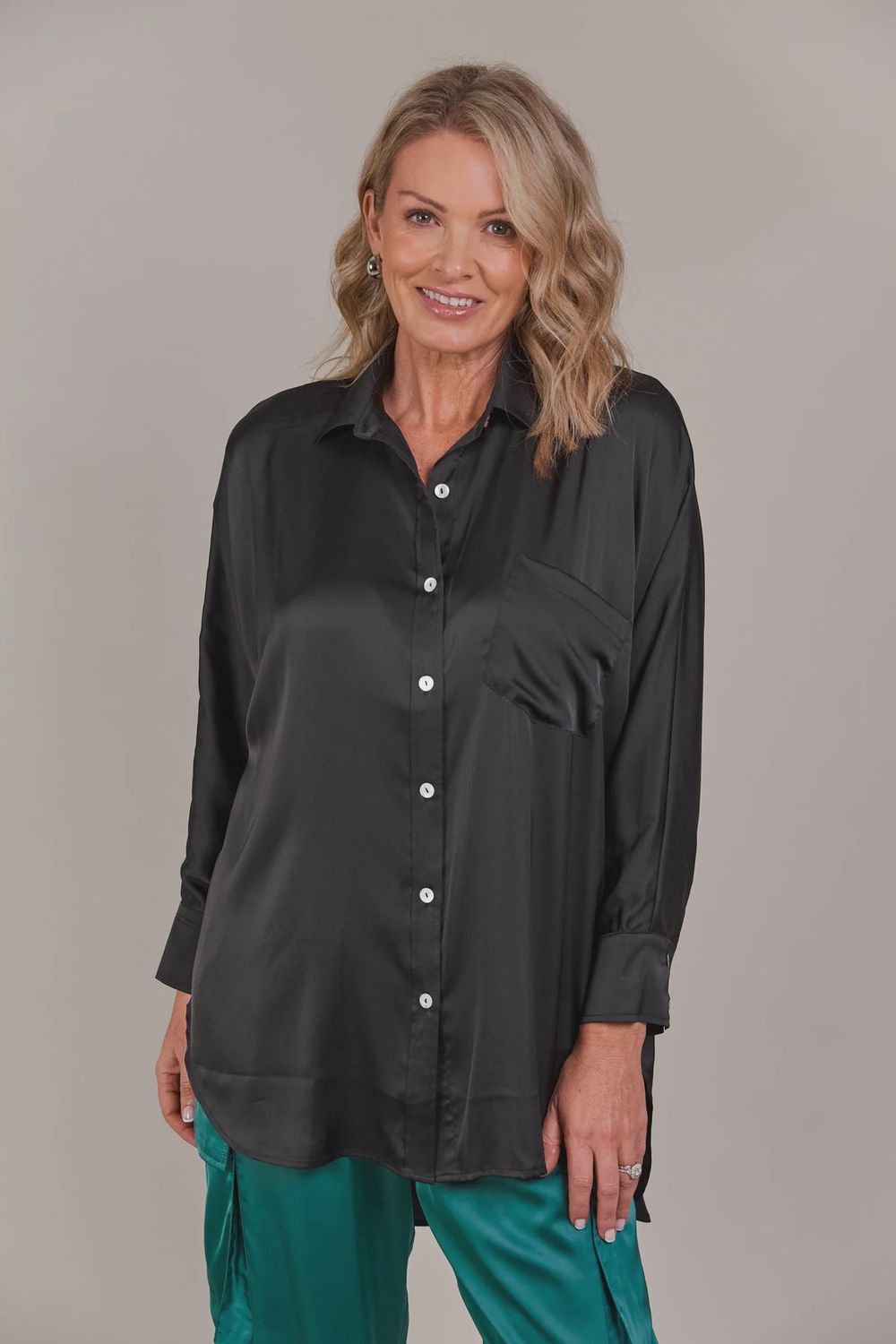 Ivy Shirt BLACK, size: XS