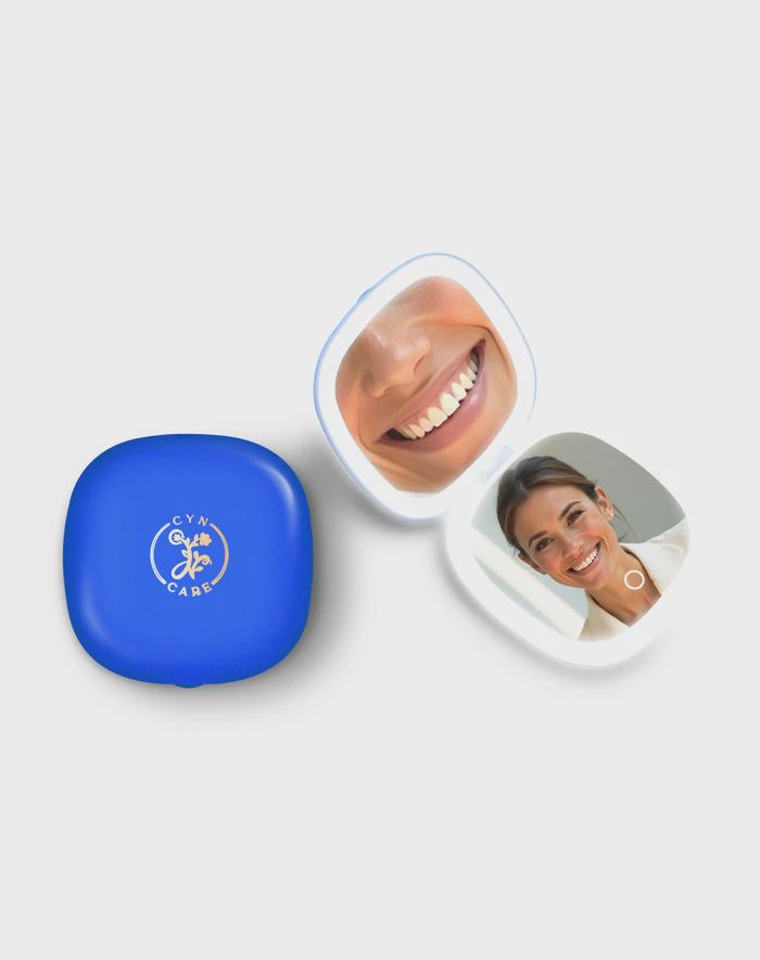 LED Compact Mirror BLUE