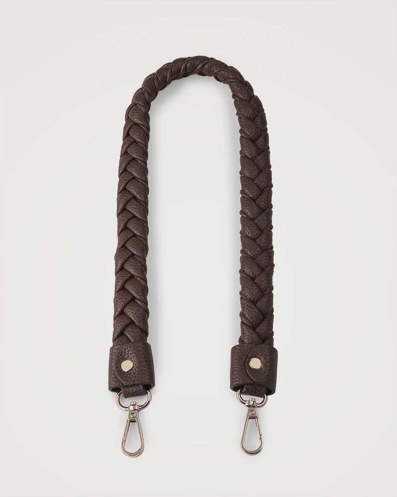 Plait Bag Strap CHOCOLATE