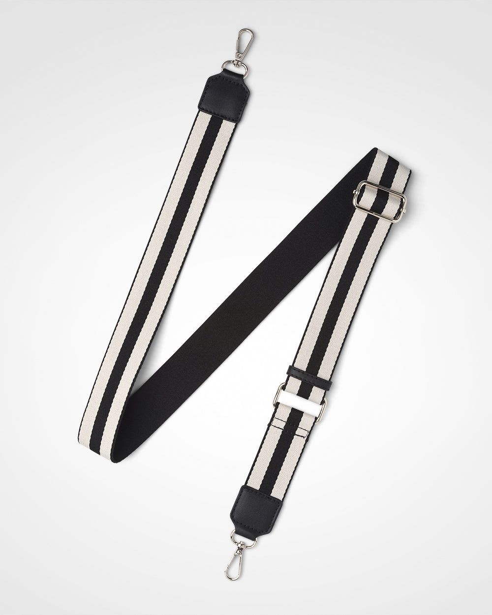 Stripe Bag Strap Black / Black &amp; White