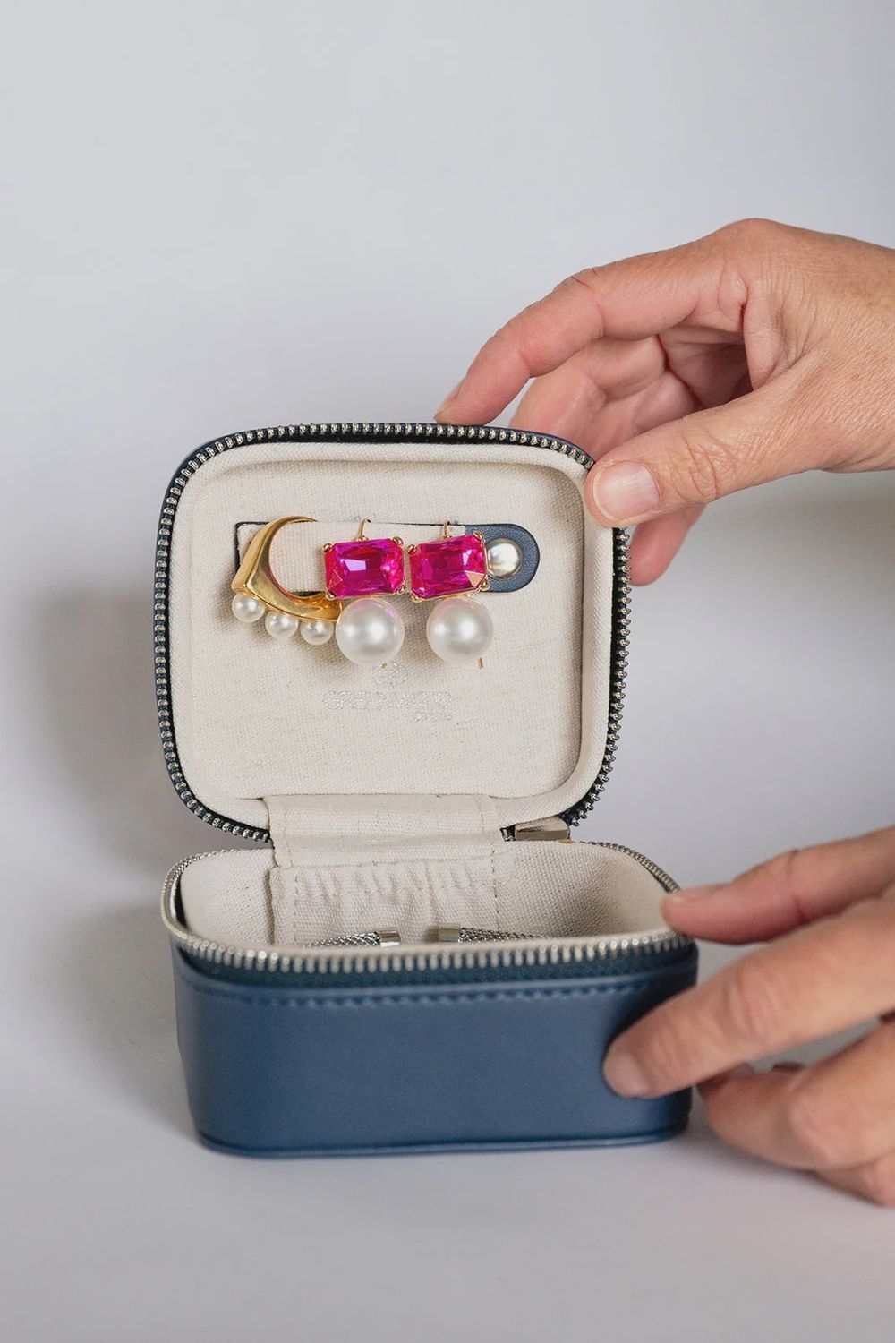 Jewellery Case – Navy