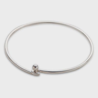 Silver Openable Bangle 6.5cm
