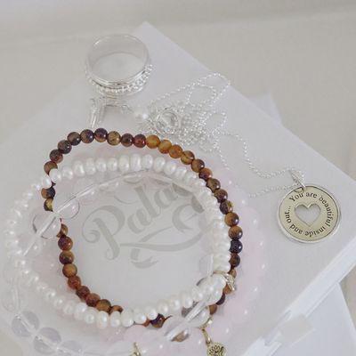 Black Fine leather plaited bracelet 19cm