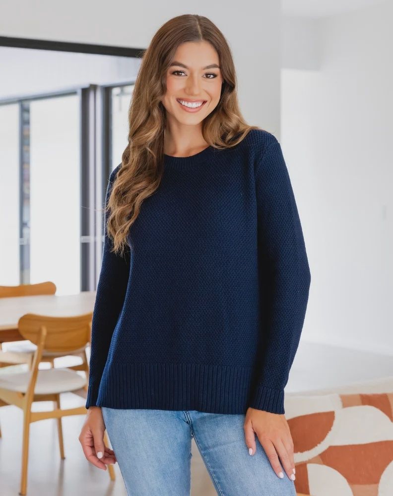Maple Knit NAVY, size: 8