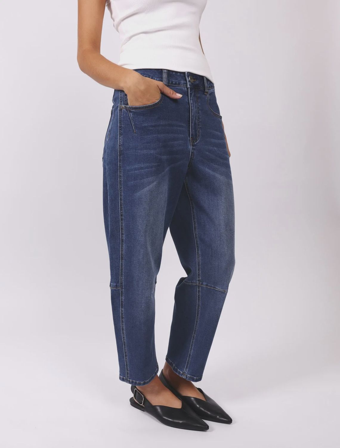 Toni Barrel Leg BLUE, size: 8
