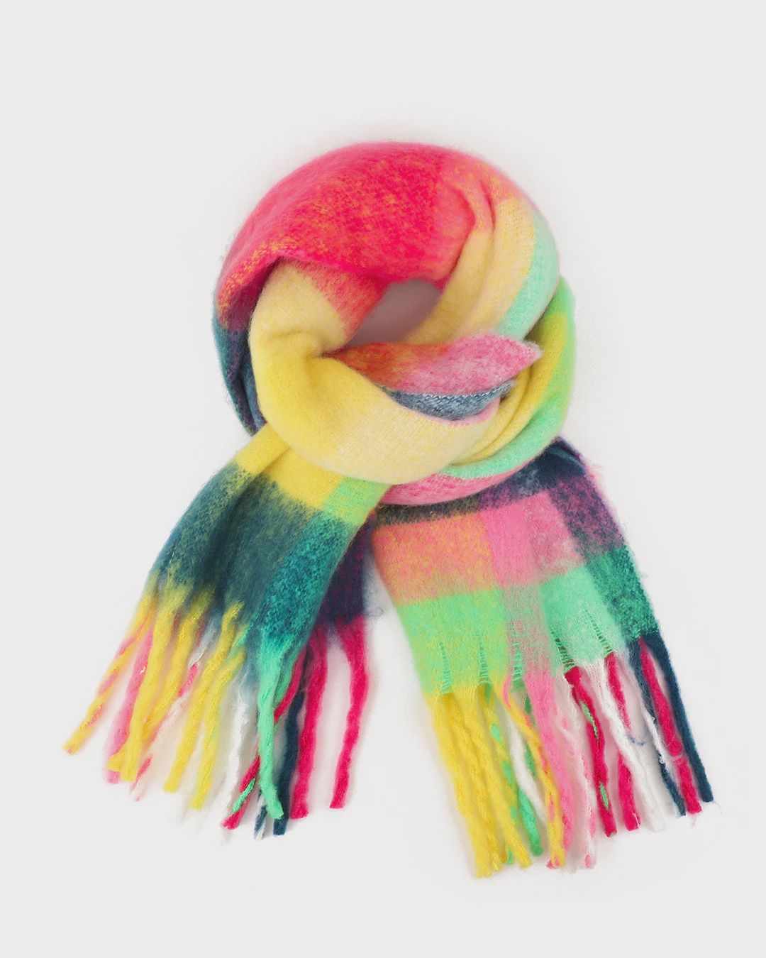Charlie Chequered Scarf TOFFEE APPLE