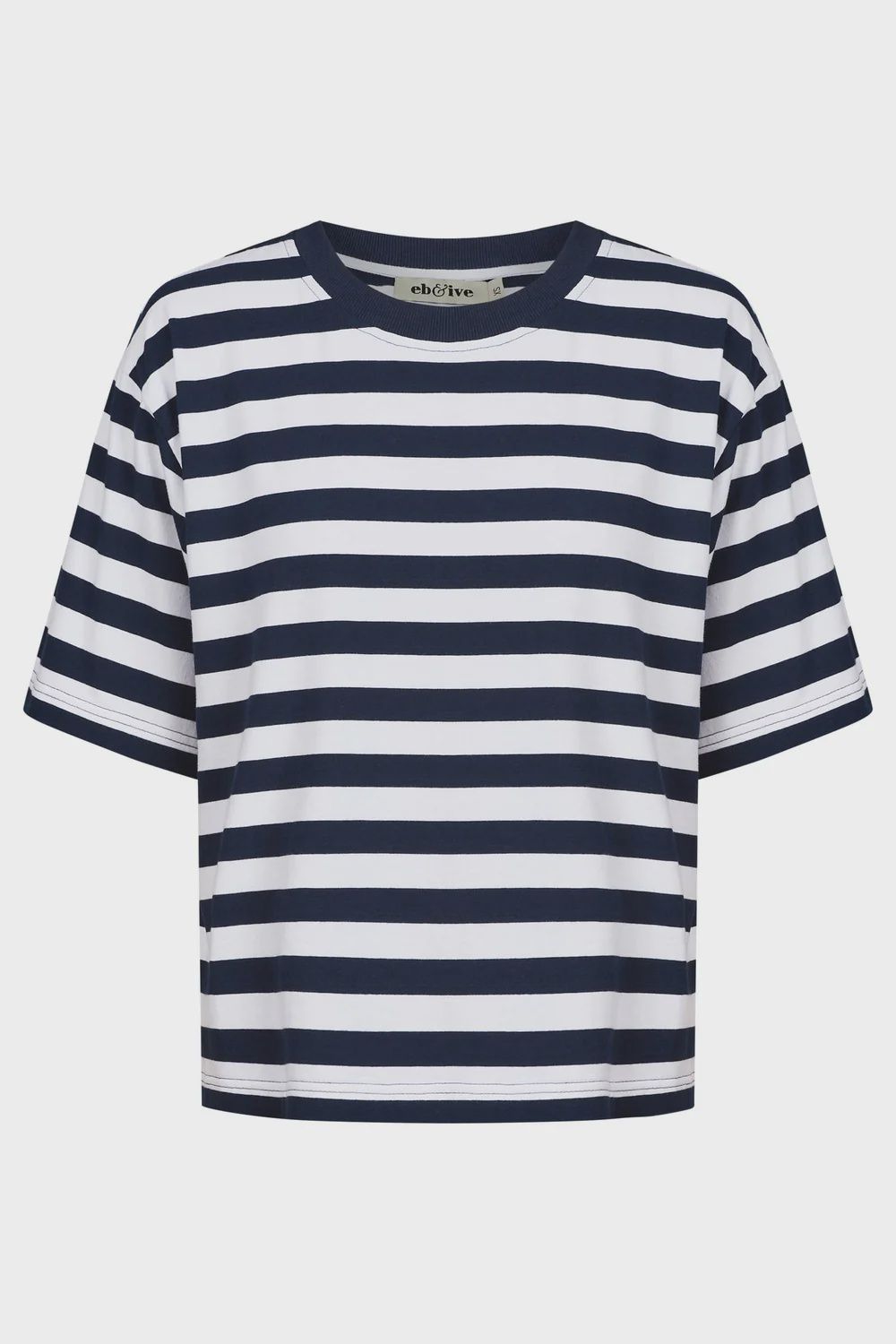 Studio Stripe Tshirt NAVY, size: XS