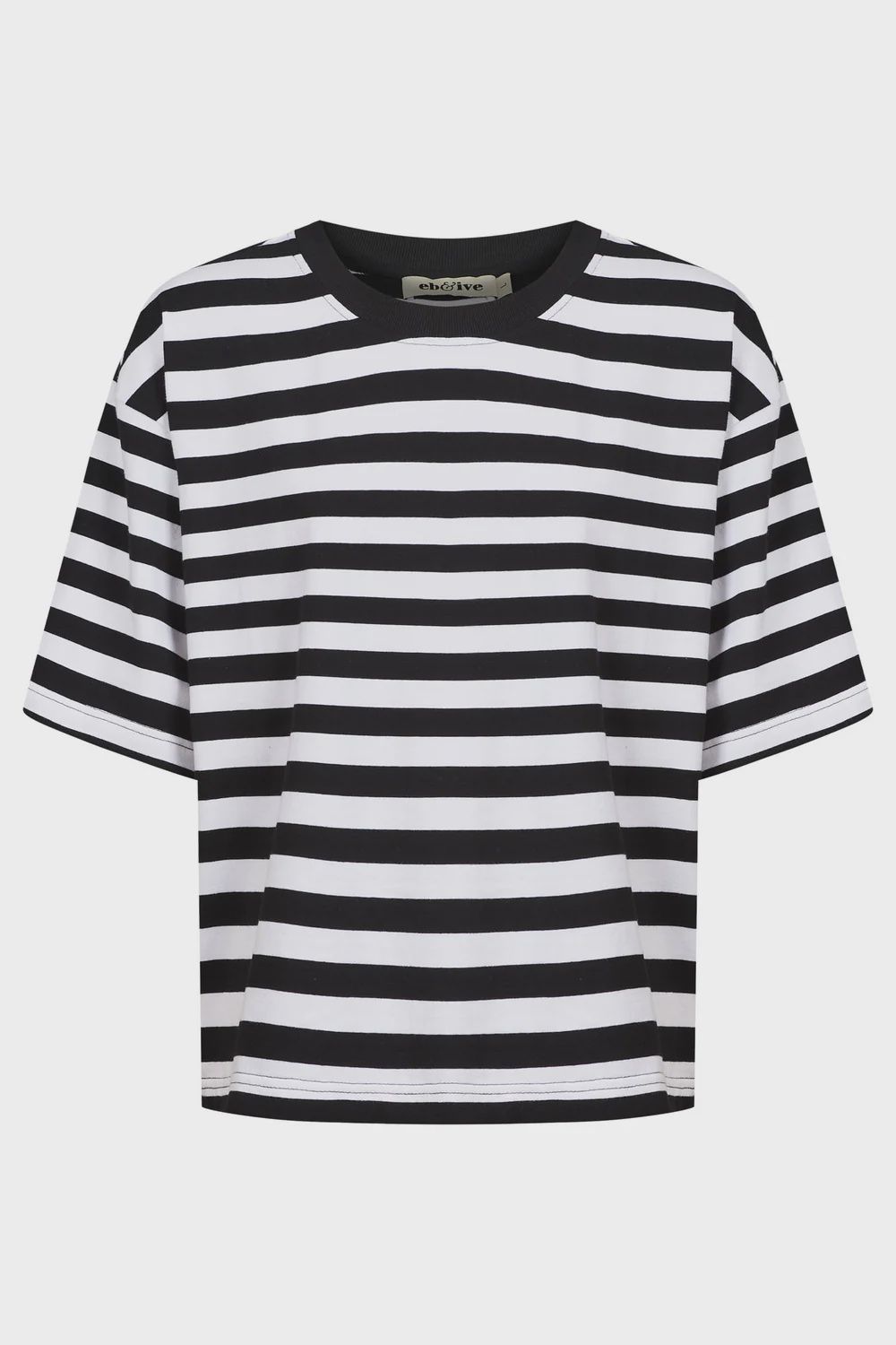 Studio Stripe Tshirt EBONY, size: XS
