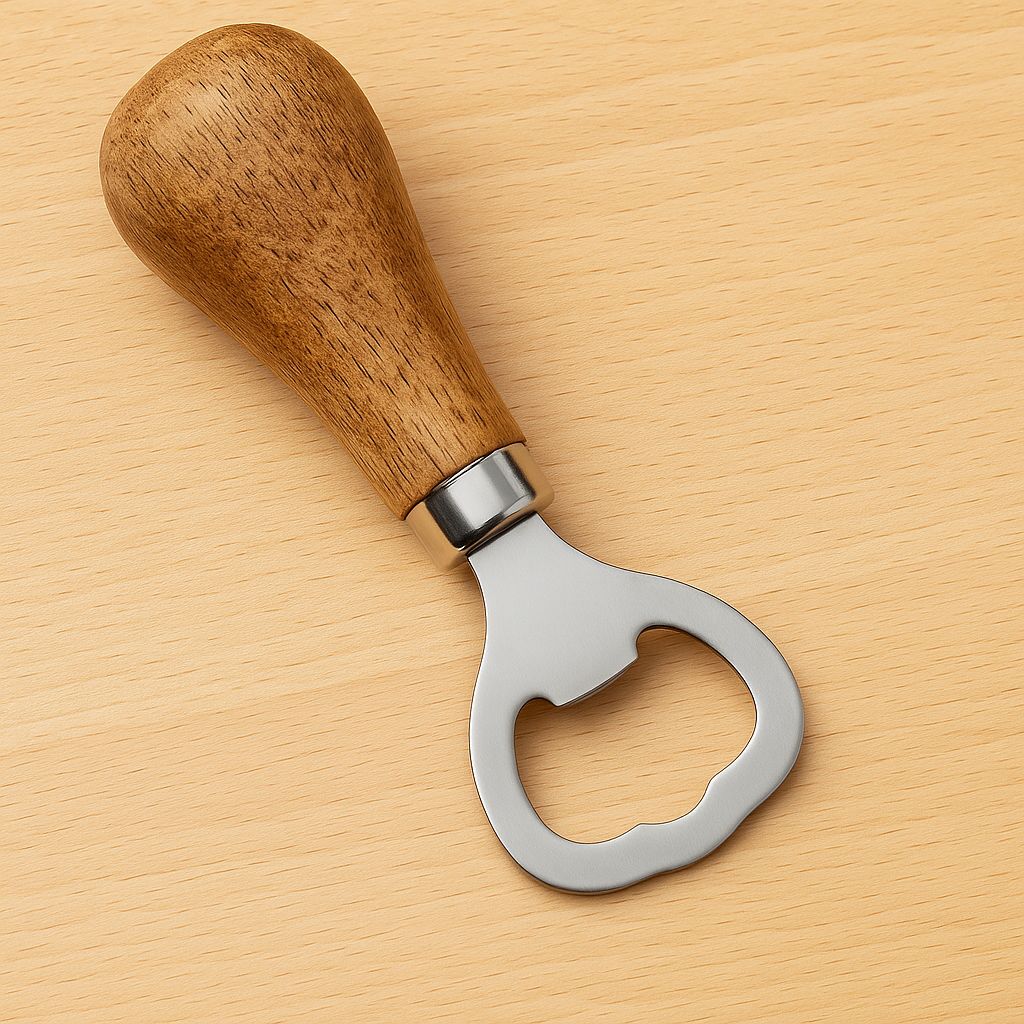 Timber Handled Bottle Opener