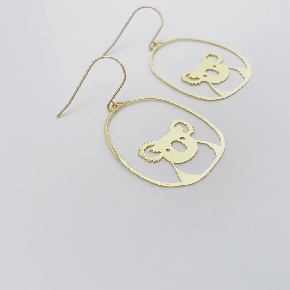 Midi Koala Earrings GOLD