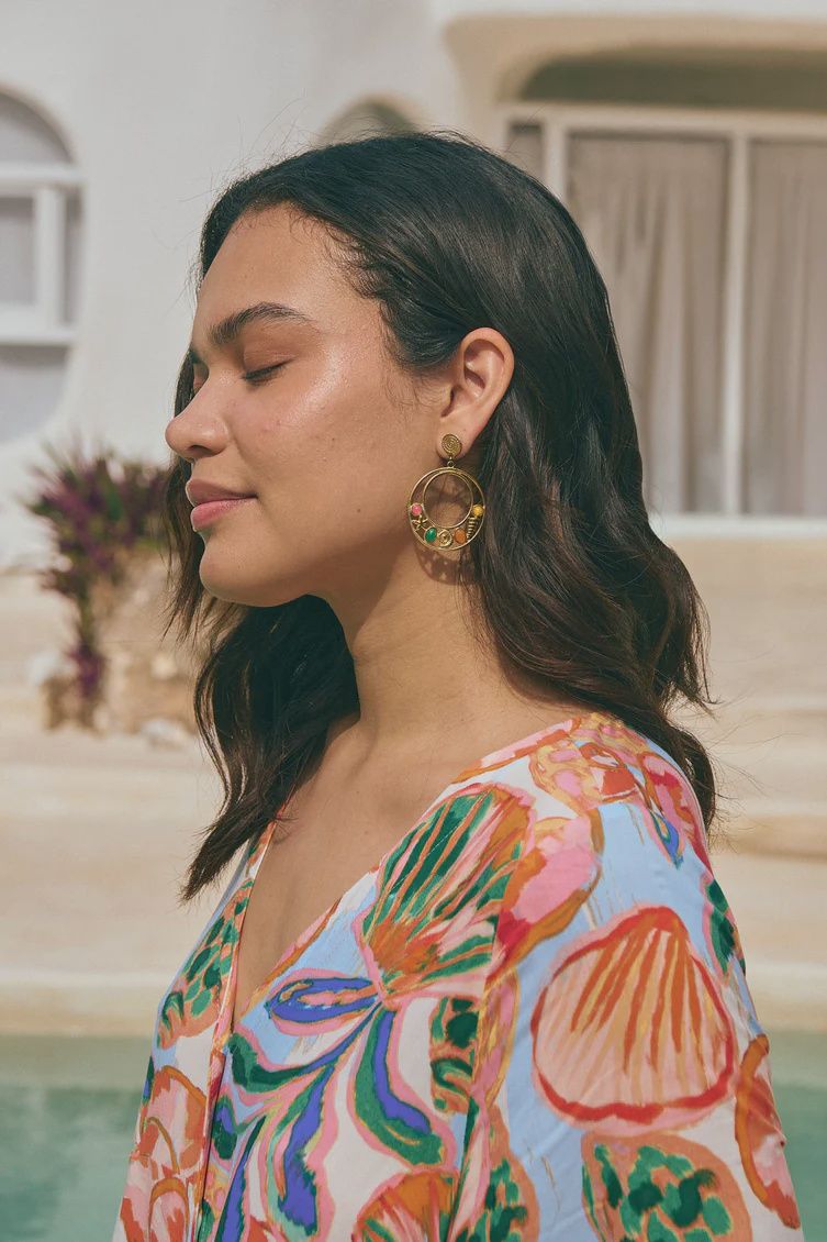 Brasilia Mix Earrings (Sea)