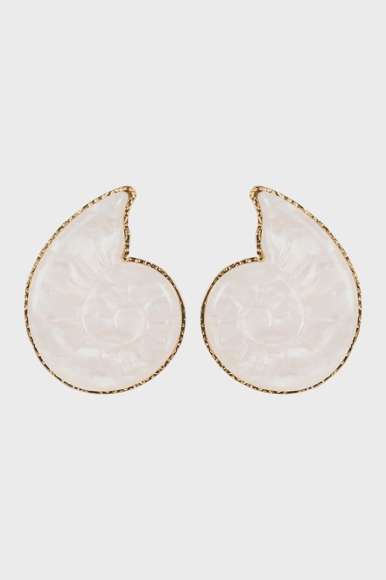 Haiti Stud Earring  WHITE