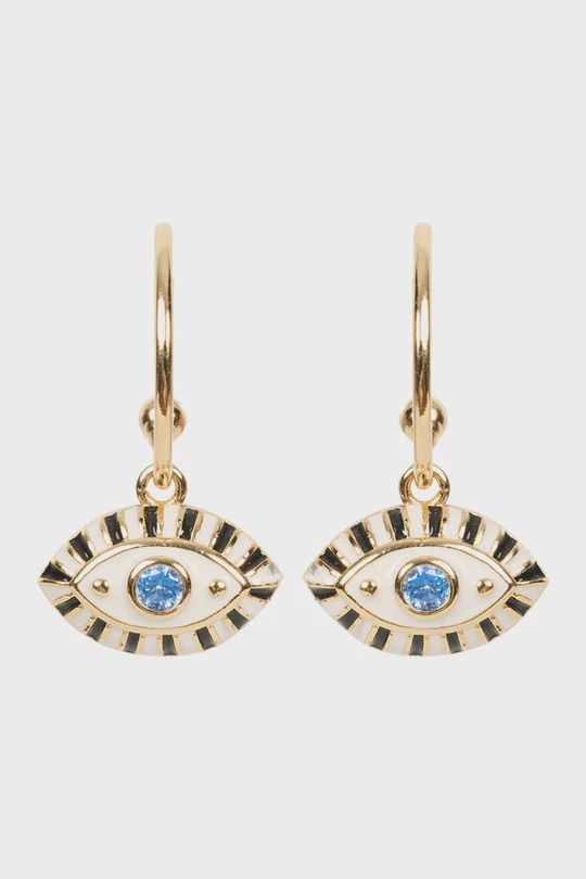 Montego Eye Earring WHITE