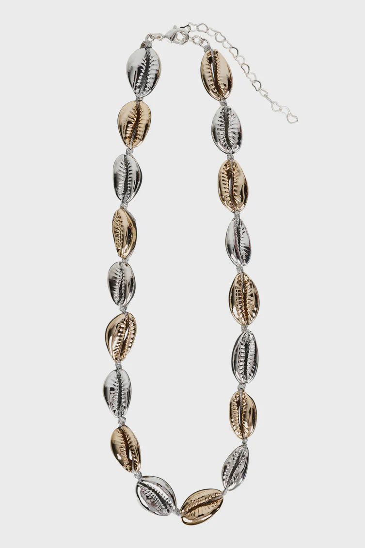 Bahama Cowrie Necklace - 2 Tone