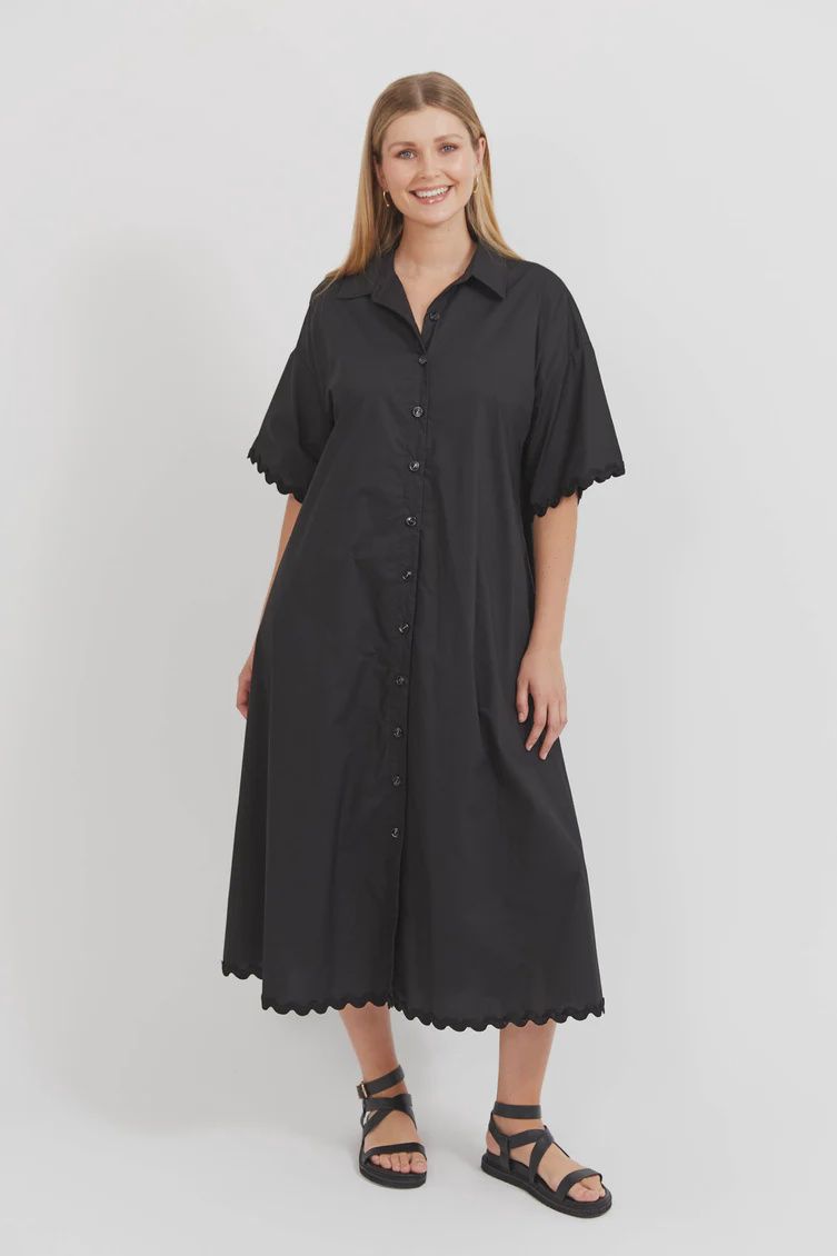 Brasilia Shirt Dress BLACK
