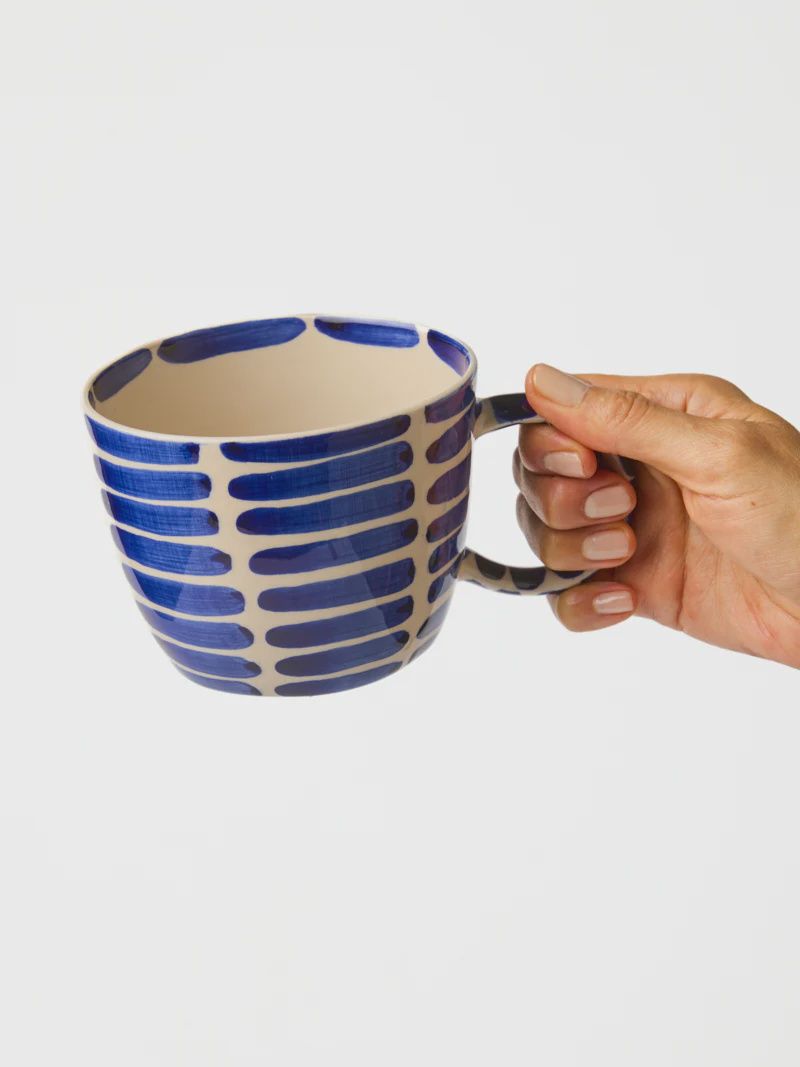 Chino Mug in Boss Blue Stripe
