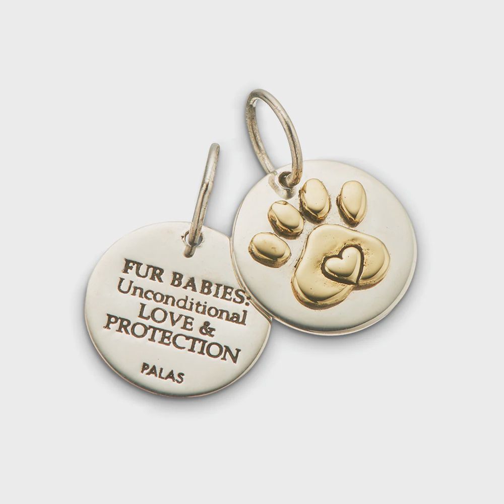 Paw Print Fur Babies Charm