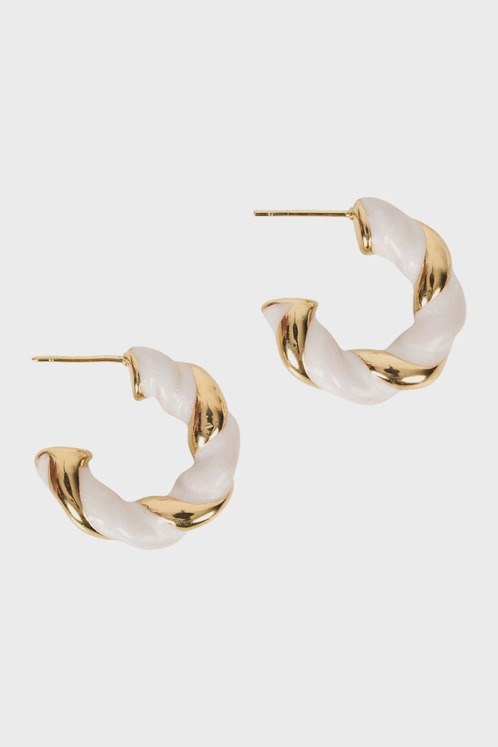 Treville Hoop Earring WHITE
