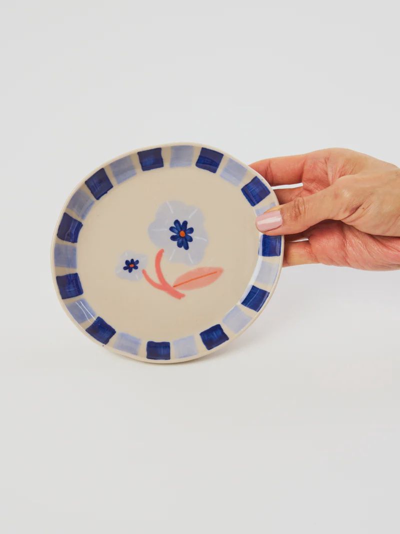 Bloomie Blue Flower Dish