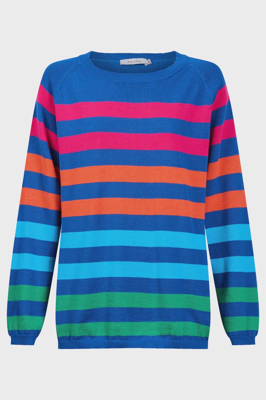 Vermont Stripe Jumper COBALT Vermont Stripe Jumper COBALT, size: XS