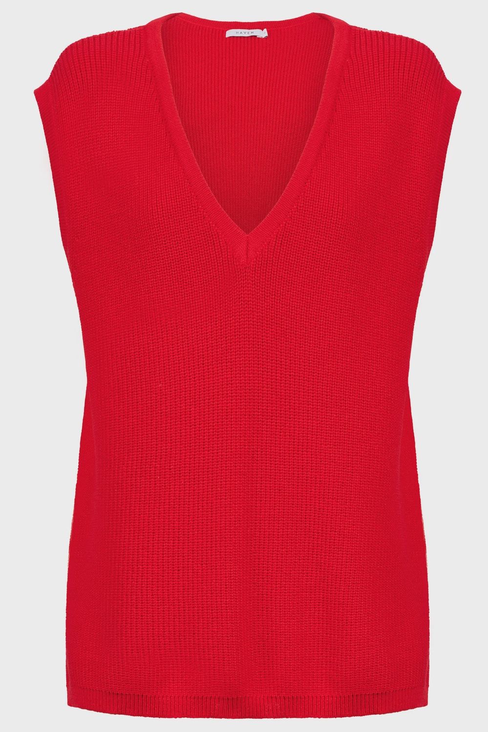 Alaska Knit Vest RED, size: S