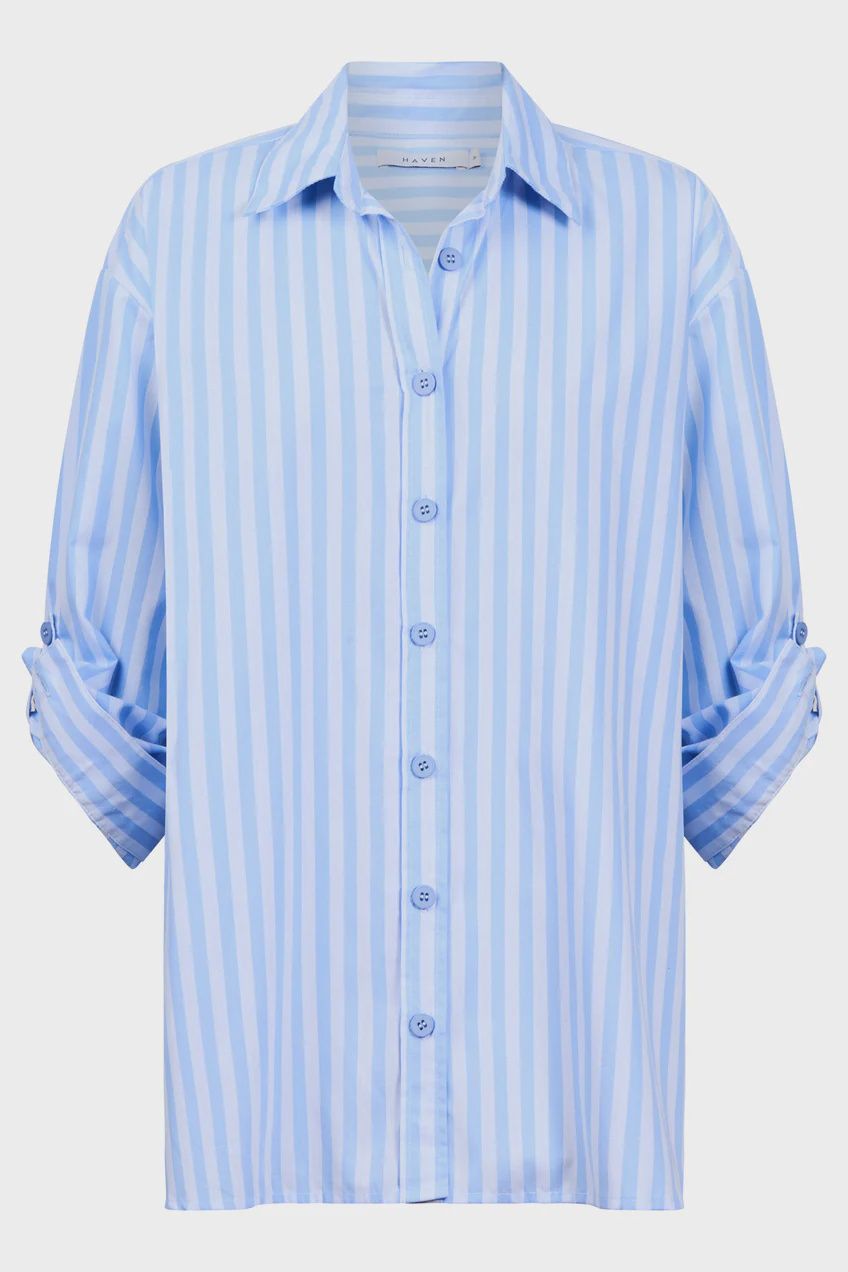 Monterosa Stripe Shirt BABY BLUE, size: XS