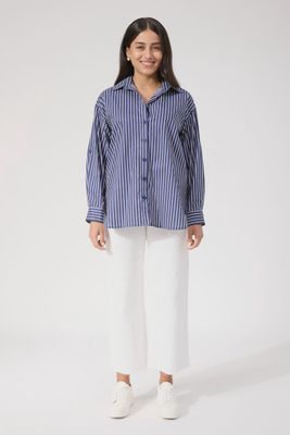 Fairbanks Stripe Shirt NAVY