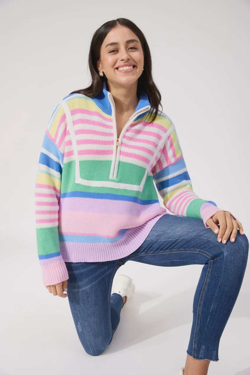 Alaska Stripe Jumper PASTEL