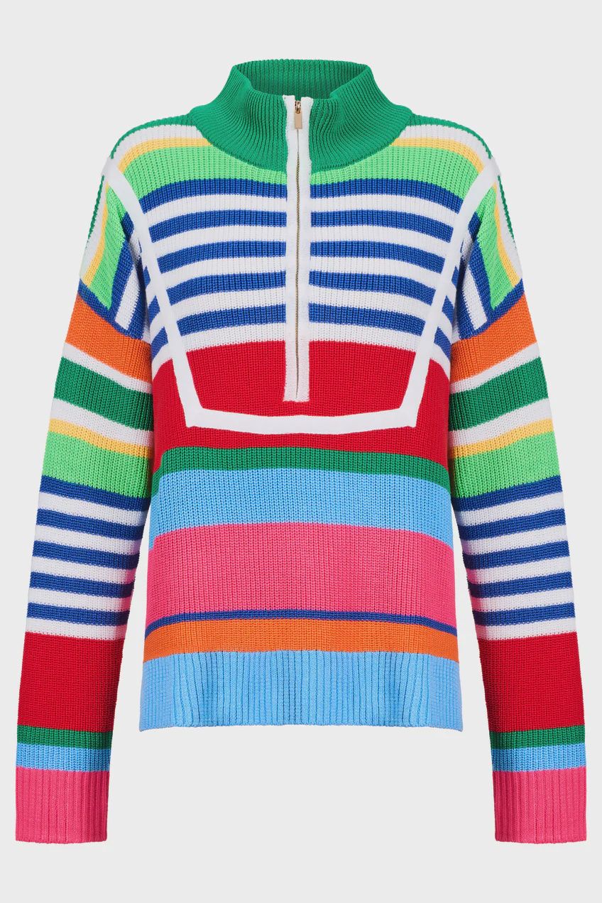 Alaska Stripe Jumper RAINBOW, size: XS