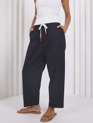 Charlie barrel pant NAVY