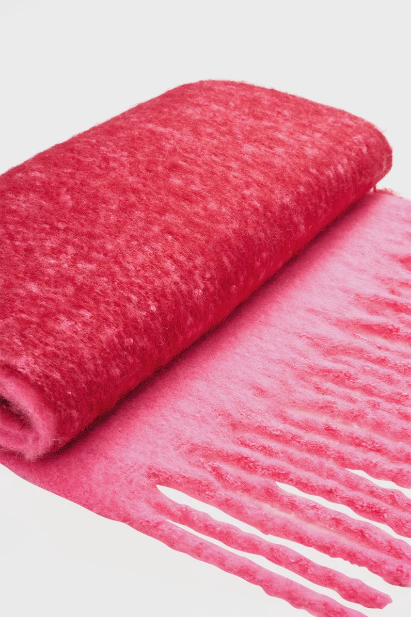 Monterosa 2 Tone Scarf HOT PINK