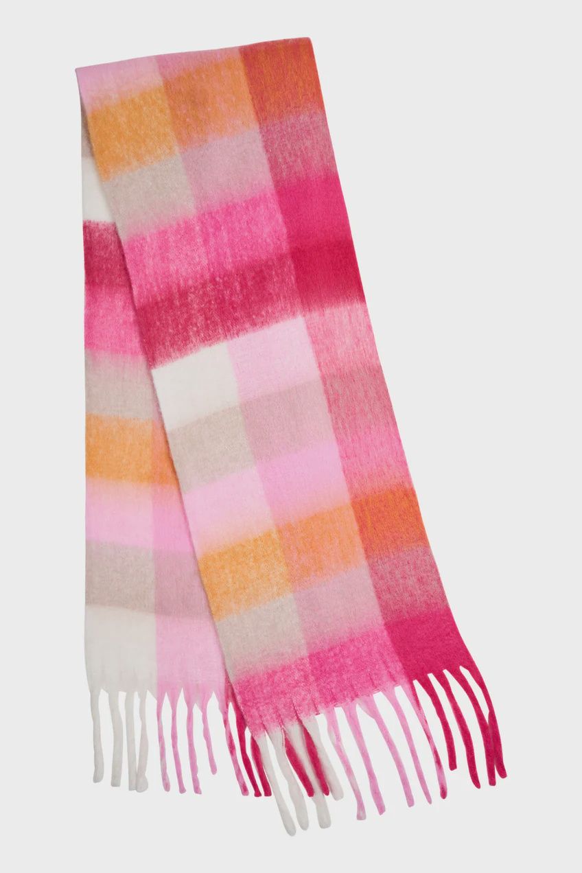 Niseko Check Scarf PINK