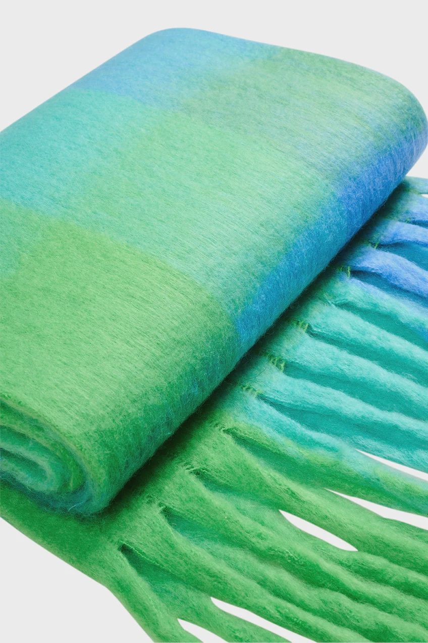 Niseko Check Scarf GREEN