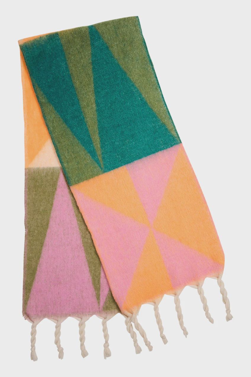 valenza triangle scarf ORANGE