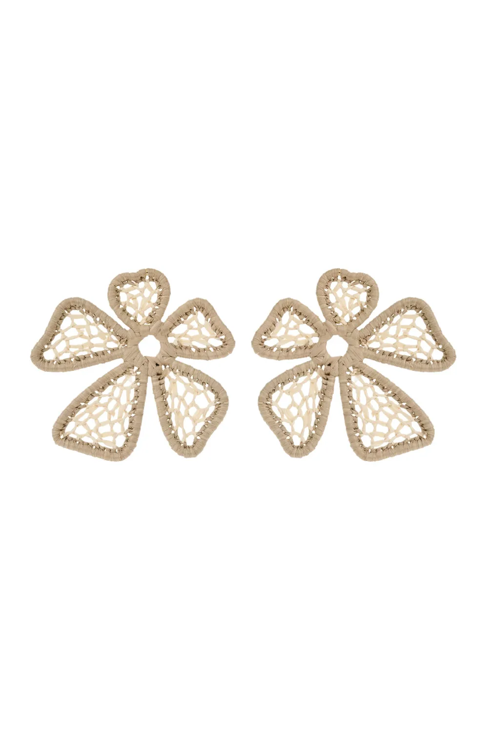 Della Woven Earring  STONE