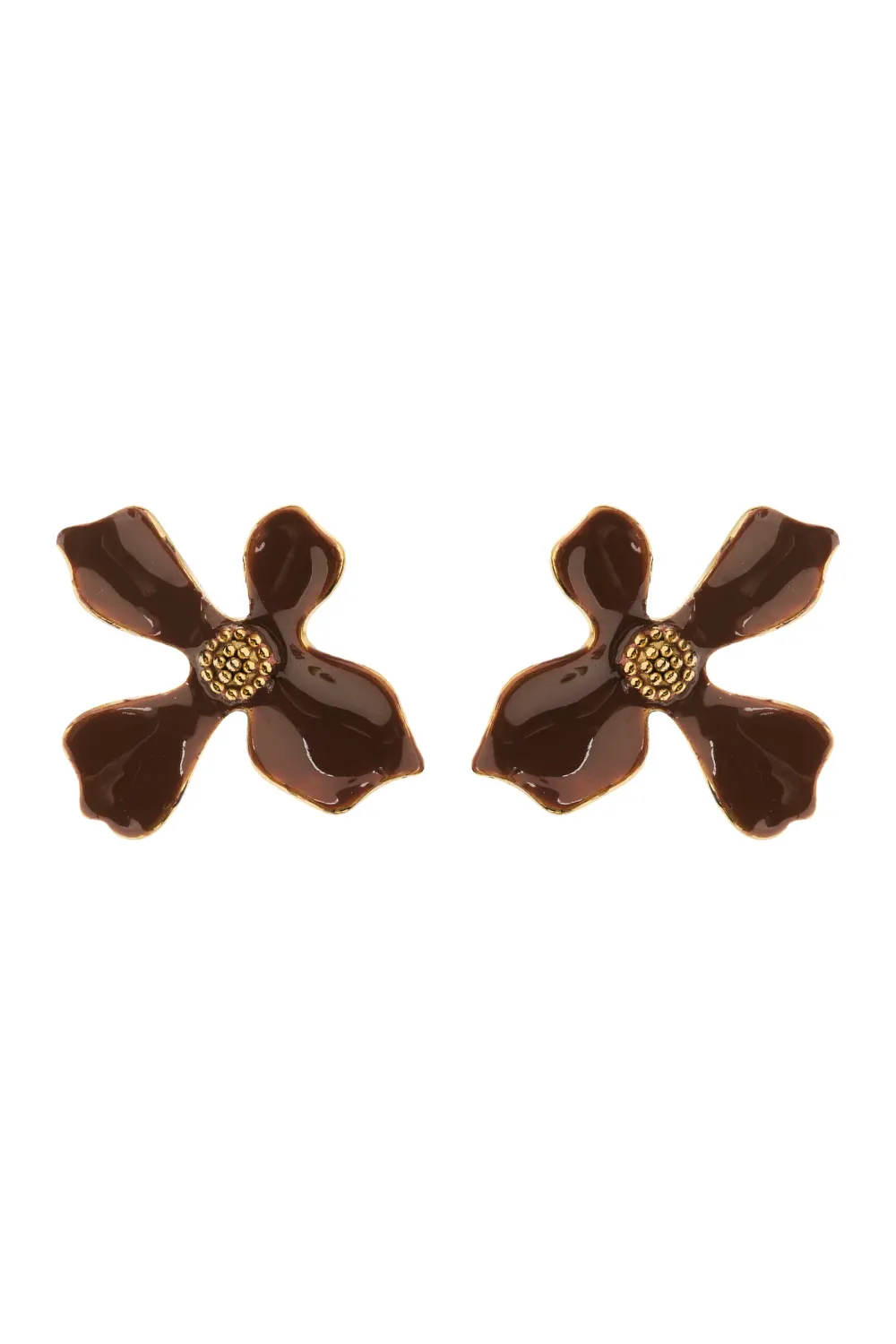 Della Earring CHOCOLATE