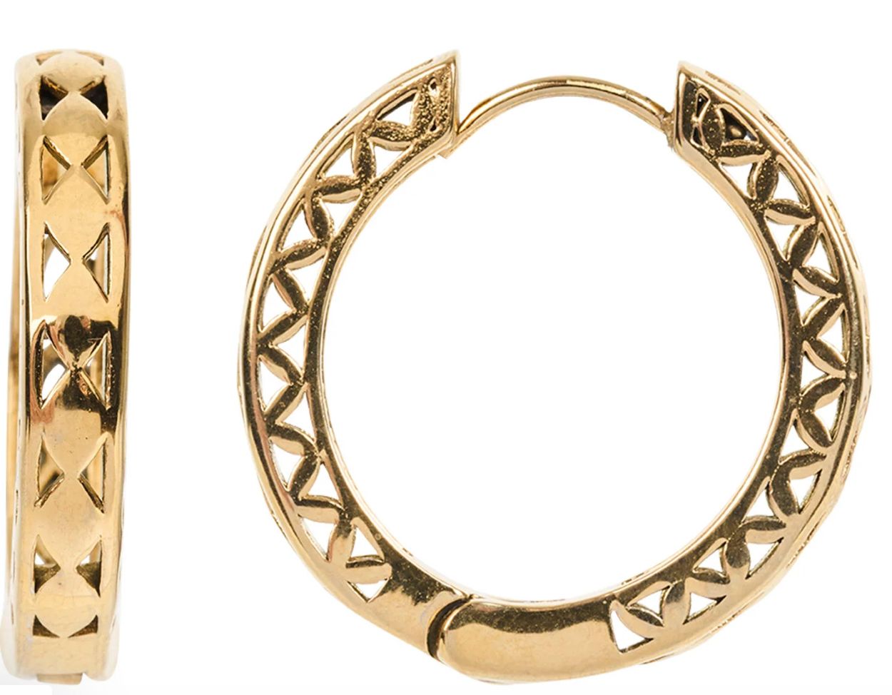 Grace Round Earring Hoop