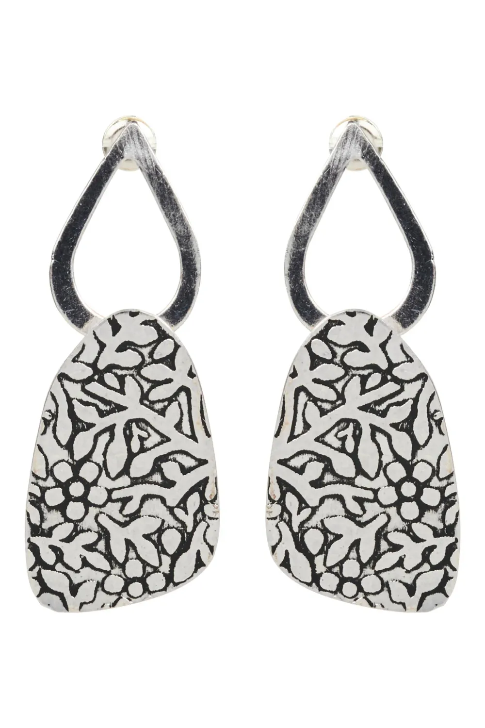 Aphrodite Earring SILVER FLORAL