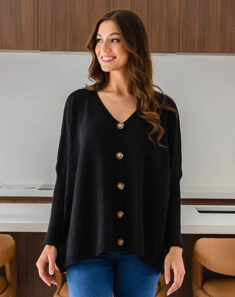 Chelsea Knit - Black, size: S/M