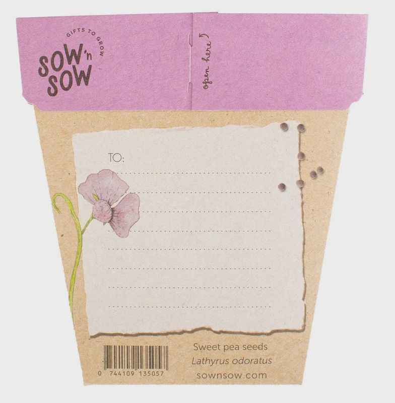 Sweet Pea Gift of Seeds