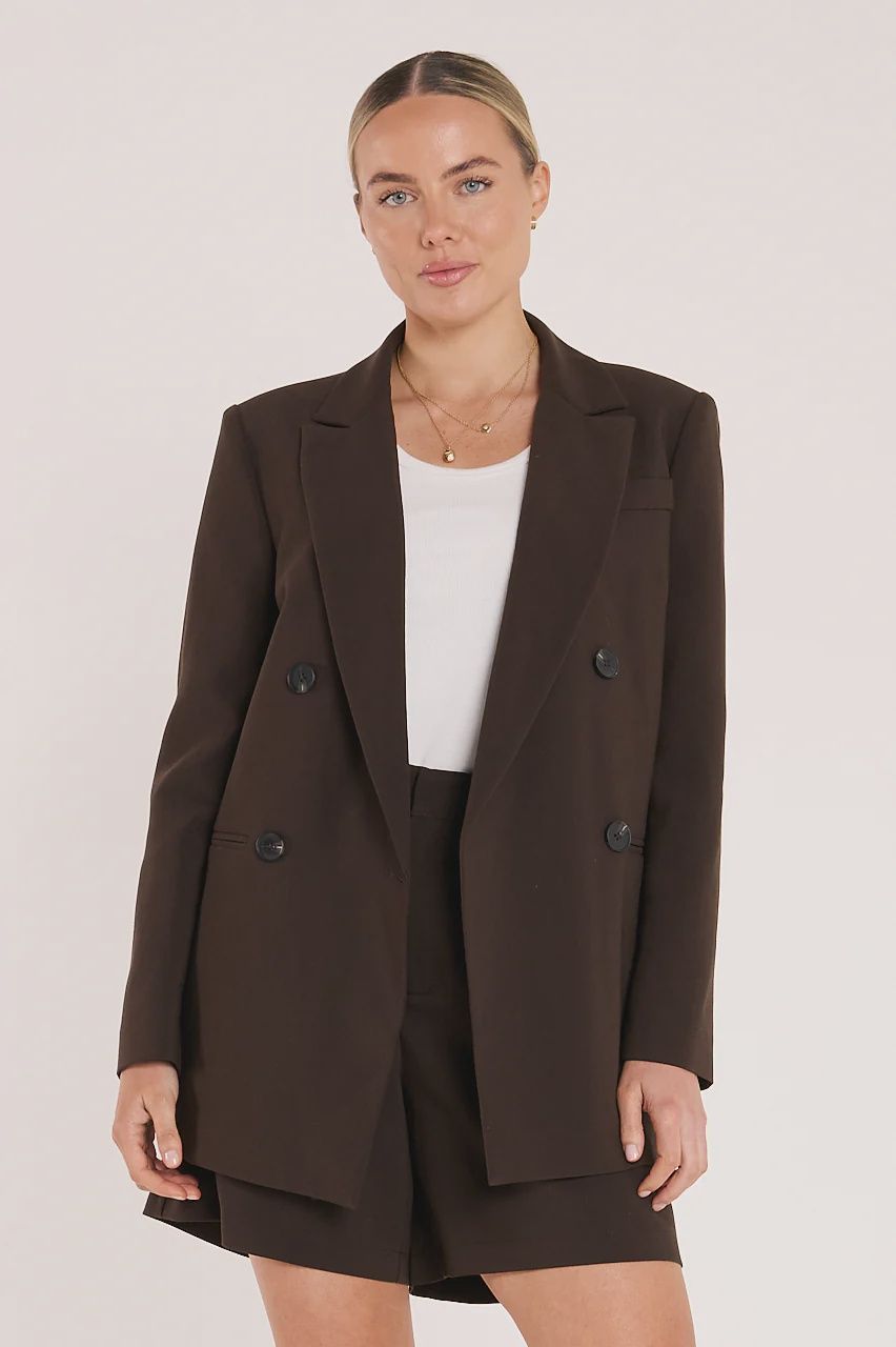 Hayley Blazer CHOCOLATE, size: 6
