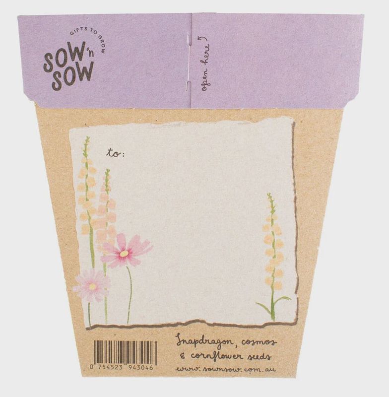 Happy Birthday Picnic Gift of Seeds